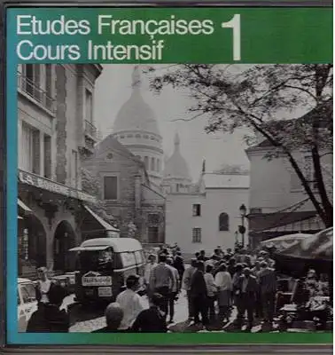 Pierre Bonzans / Joelle Delaigue / Etienne Dirand / Jacqueline Dufranne / Catherine Herold / Marc Moro (Sprecher): Etudes Francaises Cours Intensif 1 - 4 Schallplatten. 