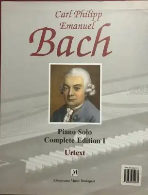 Spanyi, Miklos (Hrsg.) / Carl Philipp Emanuel Bach: Carl Philipp Emanuel Bach - Sämtliche Klavierwerke - Urtext - Complete Piano Works (4 Bücher im Schuber). 