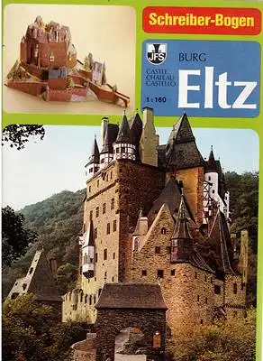 Siegmund, Hubert (Design): Burg Eltz 1 : 160 Schreiber-Bogen /  Modell - Bastelbogen. 