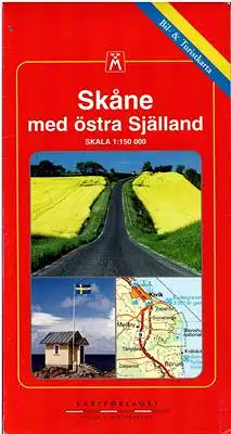 Skane and Ostra Sjalland 1: 150000. 