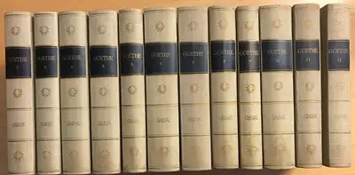 Goethe, Johann Wolfgang: Goethes Werke in zwölf Bänden - komplett. 