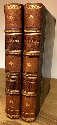 Dickens, Charles / L. Moltke (oversat): Lille Dorrit Vol. I + II (2 books). 