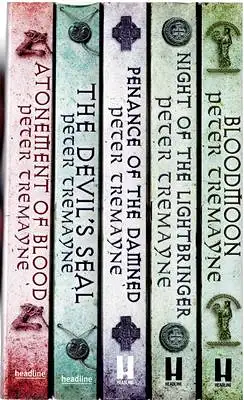 Tremayne, Peter: The Dove of Death / The Chalice of Blood / Behold a Pale Horse / The Seventh Trumpet / Atonement of Blood / The Devil?s Seal / The Second Death / Penance of the Damned / Night of the Lightbringer / Bloodmoon (mixed lot of 10 Fidelma books