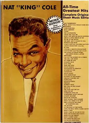 Nat King Cole - All Time Greatest Hits - Complete Original Sheet Music Editions - Piano - Vocal