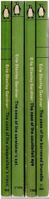 Gardner, Erle Stanley: The case of the borrowed brunette / The case of the counterfeit eye / The case of the caretaker's cat / The case of the sleepwalker's niece (4 books). 