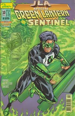 JLA Special #10 Green Lantern & Sentinel FEB 00 + Dino-Aufsteller # 25