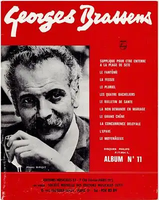 Georges Brassens  Album N° 11 - 11 Chansons