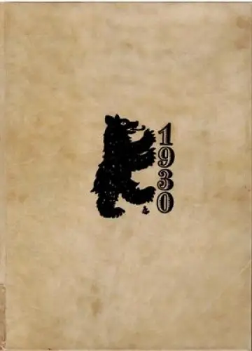 Berliner Kalender 1930