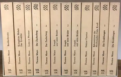 Thomas Mann Werke Taschenbuchausgabe in 12 Bänden (komplett)