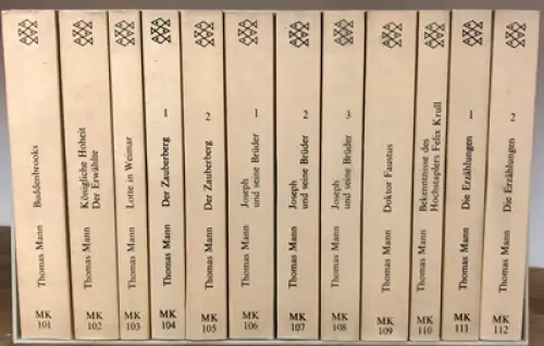 Thomas Mann Werke Taschenbuchausgabe in 12 Bänden (komplett)