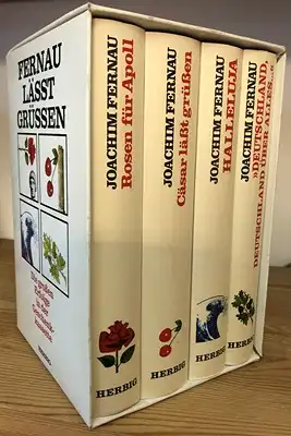 Rosen für Apoll / Cäsar lässt grüssen / Halleluja / "Deutschland, Deutschland über alles..." (4 Bücher im Schuber)