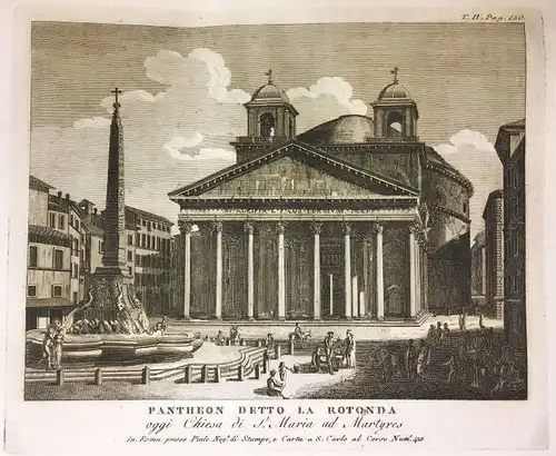 Venuti, Ridolfino: Accurata e succinta descrizione topografica delle antichitá di Roma dell` Abate Ridolfino Venuti Cortonese, Presidente all Antichita Romane. Edizione terza. Che contiene oltre.. 