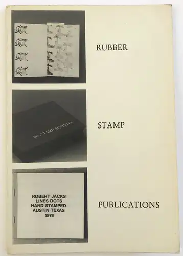 Barneveld, Aart van: Rubber Stamp Publications. (an index). (Rubber Vol. 3 no. 4-6, april - june 1980). 