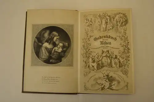 Gedenkbuch für das Leben, der Erinnerung an wichtige Ereignisse des Familienlebens gewidmet. [Geburt und Taufe, Einsegnung, Verheirathung, Tod]. 
