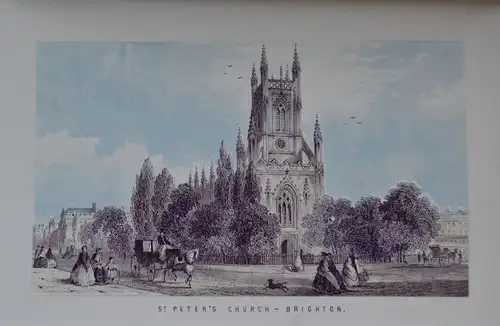 Views of England. [Rückentitel]. Erinnerung an England 1864. [Deckeltitel]. Five parts. 
