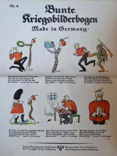 Schuppmann, Hans (Hrsg.): Bunte Kriegsbilderbogen. Sammelband der Nrn. 1-40. 