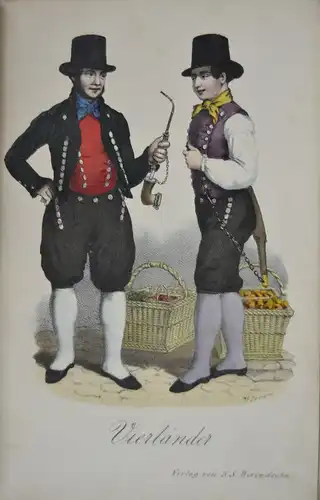 [Buek, Friedrich Georg]: Album Hamburgischer Costume. 2 Bände. 