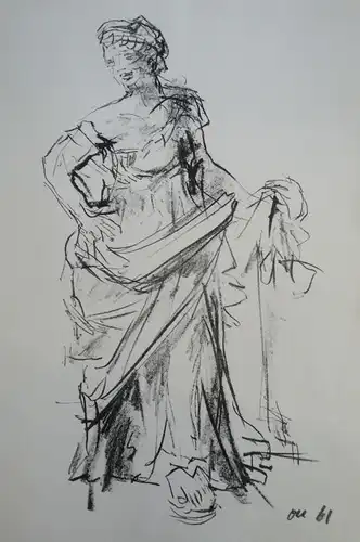 Kokoschka, Oskar (1886 Pöchlarn b. Wien - 1980 Montreux),, Tanzende. Lithographie