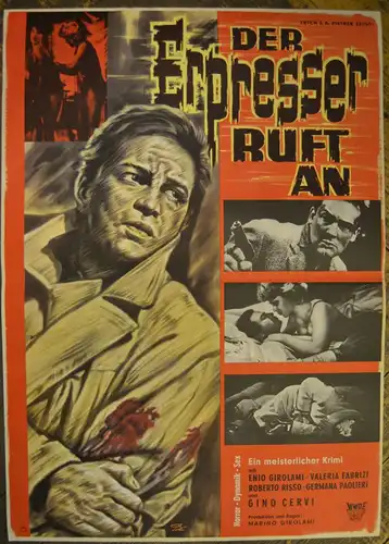 Bonné, Heinz (1911- 1996),, Der Erpresser ruft an. Filmplakat