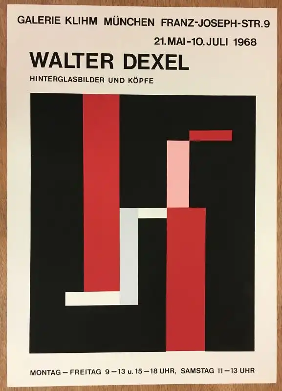 Dexel, Walter (1890 München - 1973 Braunschweig),, Plakat Das Große H. Farbserigraphie 0