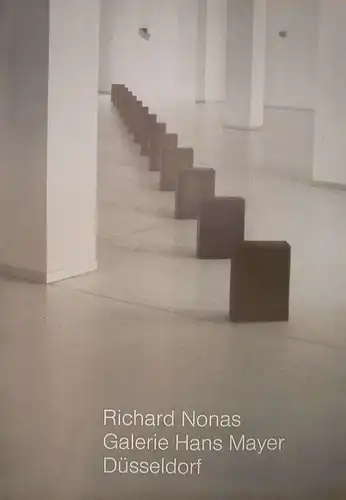 Richard Nonas. Ausstellungsplakat