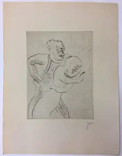 Genin, Robert (1884 Smolensk - 1943 Moskau),, Werbung. Radierung