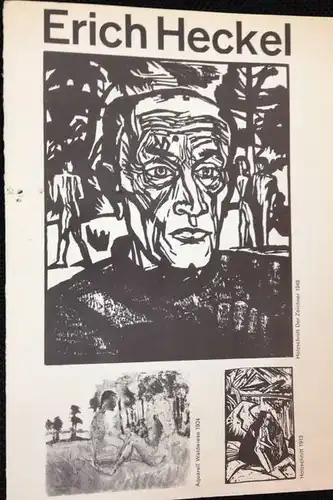 Erich Heckel. Vernissage: 20. März 1968, 19 Uhr. Ausstellung vom 20.3. bis 18.4. 1968 in der Galerie Obere Zäune, Zürich. 