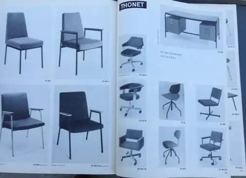 Thonet. Katalog 625. Sitzmöbel aus Holz - aus Stahl, Polstermöbel, Tische. 
