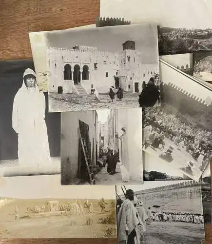 Marokko,, Sammlung von 57 Fotografien aus Marokko, darunter Sultan Abd al-Aziz, zahlreiche Fotos zeigen Fes und Tanger