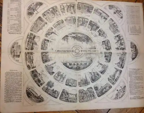 40 Ansichten von Hamburg   ein illustrirter Führer durch die Stadt u. Umgegend nebst einer Ansicht der internationalen Landwirtschaftlichen Ausstellung mit einem speciellen Generalplan.. 