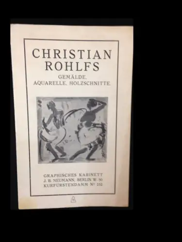Freyer, Kurt (Einführung): Christian Rohlfs: Gemälde, Aquarelle, Holzschnitte. 
