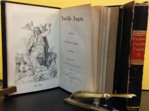 Grimm, Jacob und Wilhelm: Deutsche Sagen. Herausgegeben von den Brüdern Grimm. Erster [und Zweiter] Band. Zweite Auflage. 