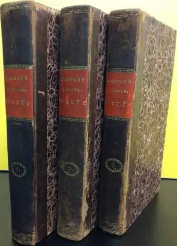 Heeren, Arnold Herrmann Ludwig: Historische Werke. Vermischte historische Schriften. Erster [bis Dritter] Theil. 3 Bände. (komplett). 