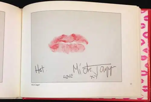 Waterhouse, Allison: with love from ... with an original lip and finger print by Hilde [?]. 