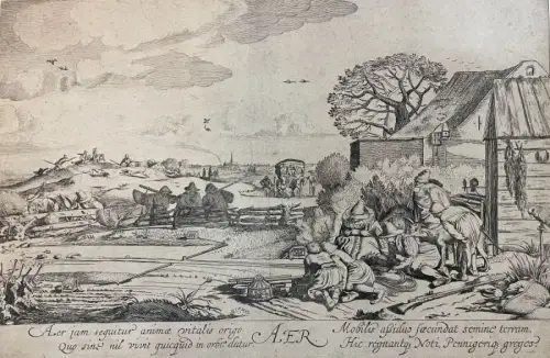 Van de Velde, Jan (1593 Delft oder Rotterdam - 1641 Enkhuizen),, Aer. Radierung nach Willem Buytewech