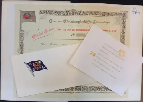 Weiss, Claus: 75 Jahre Cranzer Fischdampfer. 1888 - 1963. Herausgegeben als Jubiläumsschrift von der Cranzer Fischdampfer Aktiengesellschaft.8,.89. 