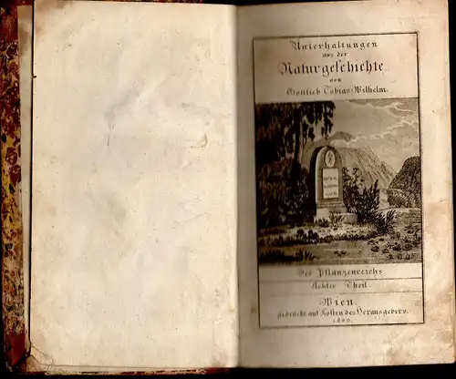 Wilhelm, Gottlieb Tobias: Unterhaltungen aus der Naturgeschichte. Des Pflanzenreichs achter Theil (Arzneypflanzen von der ersten bis zur fünfzehnten Klasse = Bd. 20). 