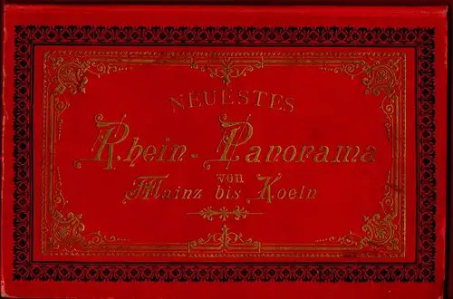 Neuestes Rhein-Panorama von Mainz bis Koeln. 