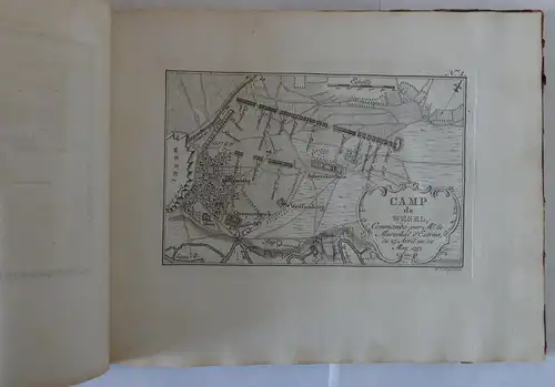 Du Bois: Camps topographiques de la campagne de MDCCLVII (1757), en Westphalie: Commoncée par Mr. le Maréchal d' Estrées, continuée par Mr. le Duc Richelieu.. 