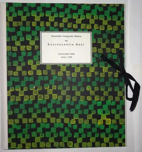 Schierwasser, Johann Conrad: aus Magdeburg: Medizinsche Inaugural-Dissertation. De excrescentia nasi cum haemorrhoidum anomaliis connexa. 