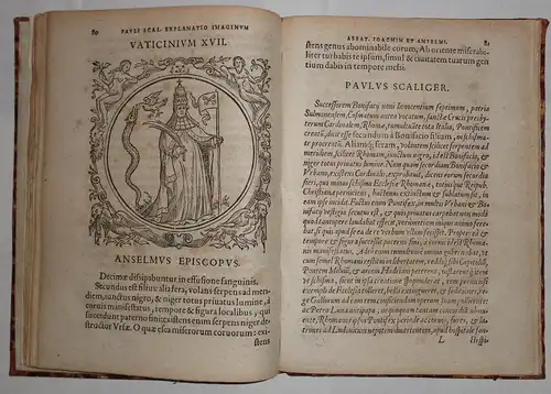 Scaliger, Paulus: Primi tomi miscellaneorum, de rerum caussis & successibus atq(ue) secretiori methodo ibidem expressa, effigies ac exemplar, nimirum, vaticiniorum & imaginum Ioachimi Abbatis Florensis Calabriae, & Anselmi Episcopi Marsichani, super statu