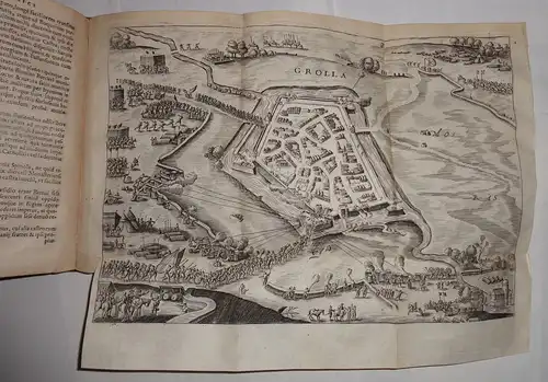 Giustiniano, Pompeo: Bellum Belgicum, sive Belgicarum Rerum, e commentariis Pompei Iustiniani Peditatus Italici Tribuni, et a confiliis Bellicis Regis Catholici libri sex, supplemento auctoris aucti. Ex Italica Latinitate donati. Edente Josepho Gamurino. 