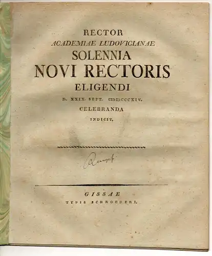 Rumpf, Friedrich Carl: Observationum in Theocriti Idylli Quarti Spicilegium. Schulprogramm. 