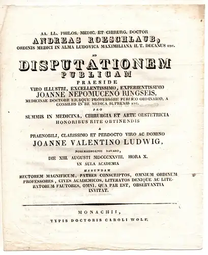 Ludwig, Johann Valentin: aus Nürnberg: Theses ad disputationem publicam. 