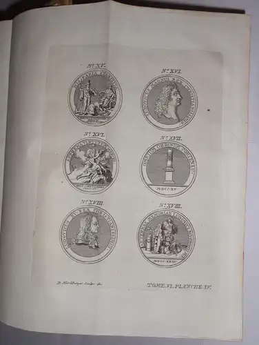 de la Hode dit La Mothe: Histoire de la vie et du regne de Louis XIV, Roi de France & de Navarre, Enriche de Medailles, Tome Cinquieme et Sixieme (Bd. 5 und 6 in einem Band). 