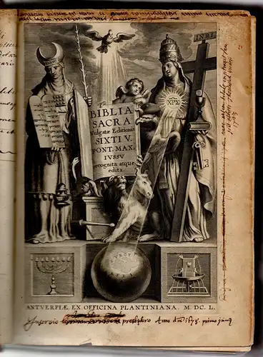 Biblia Sacra Vulgatae Editionis SIXTI V. Pont. Max. Iussu recognita atque edita. 