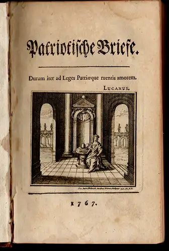 Anonymus (Moser, Friedrich Karl v.): Patriotische Briefe. 