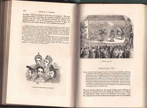 Huc, Régis-Evariste: Travels in tartary Thibet and China, 1844 - 1846, vol. 1 + 2. 