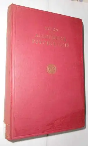 Stern, William: Allgemeine Psychologie auf personalistischer Grundlage. 2., unveränd. Aufl. 