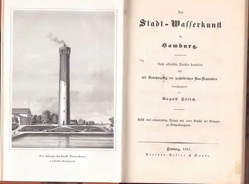 Fölsch, August: Die Stadt-Wasserkunst in Hamburg. 